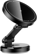 Magnetic Car Phone Holder – Strong Adhesive Dashboard Mount with 4 Magnets, Easy Install for Most Smartphones and Cases